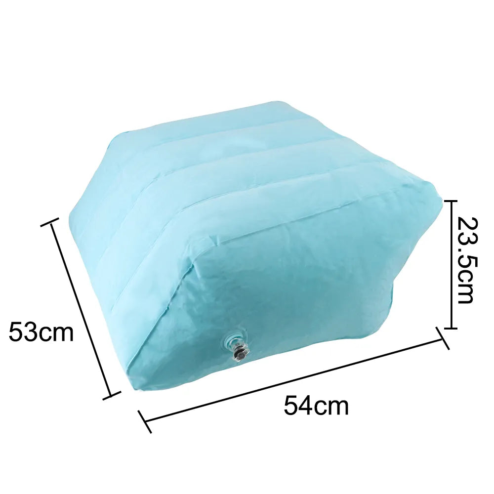 Inflatable Leg Pillow Portable Knee Pillow Lightweight Pregnant Woman Foot Lift Rest Pillow Sleeping Knee Support Cushion