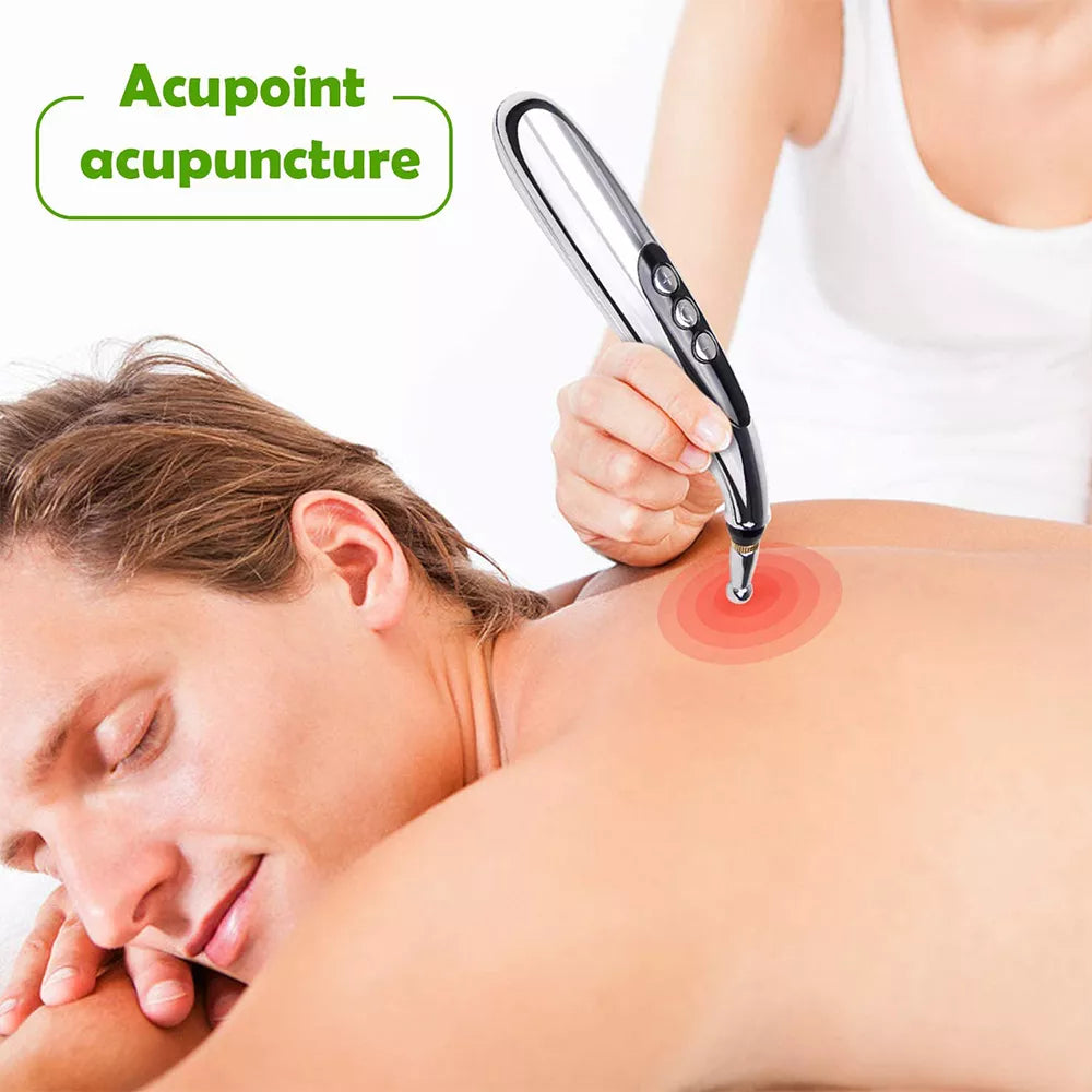 Electric Acupuncture Pen Pain Relief Therapy Muscle Healing Acupuncture Pen 9 Intensity Deep Tissue Massage Relief Pain Tools