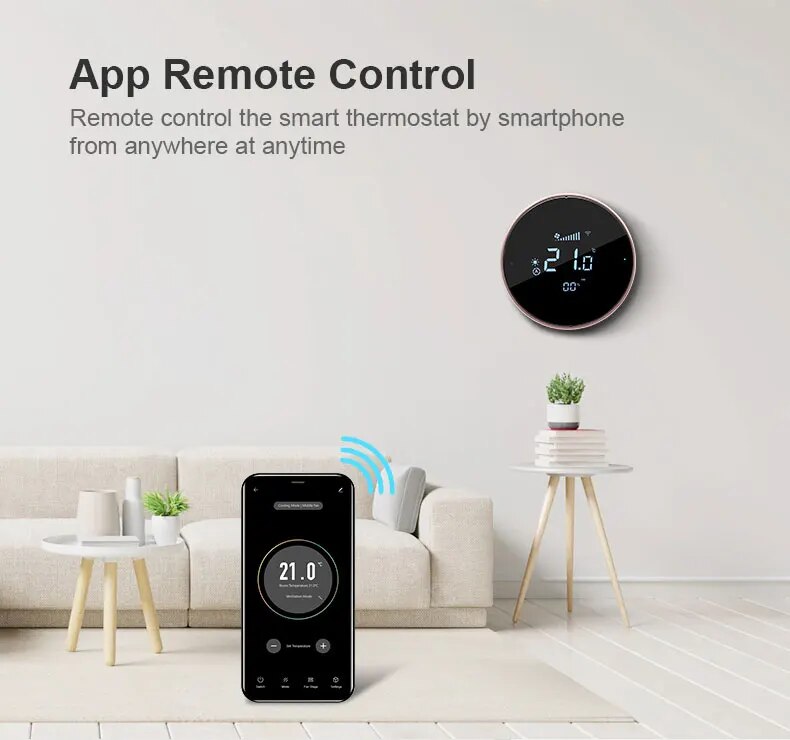 Smart Digital Wi Fi Temperature and Humidity Thermostat Support Google Alexa. Smart Nest Learning Thermostat