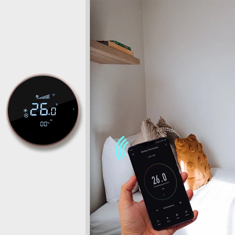 Smart Digital Wi Fi Temperature and Humidity Thermostat Support Google Alexa. Smart Nest Learning Thermostat