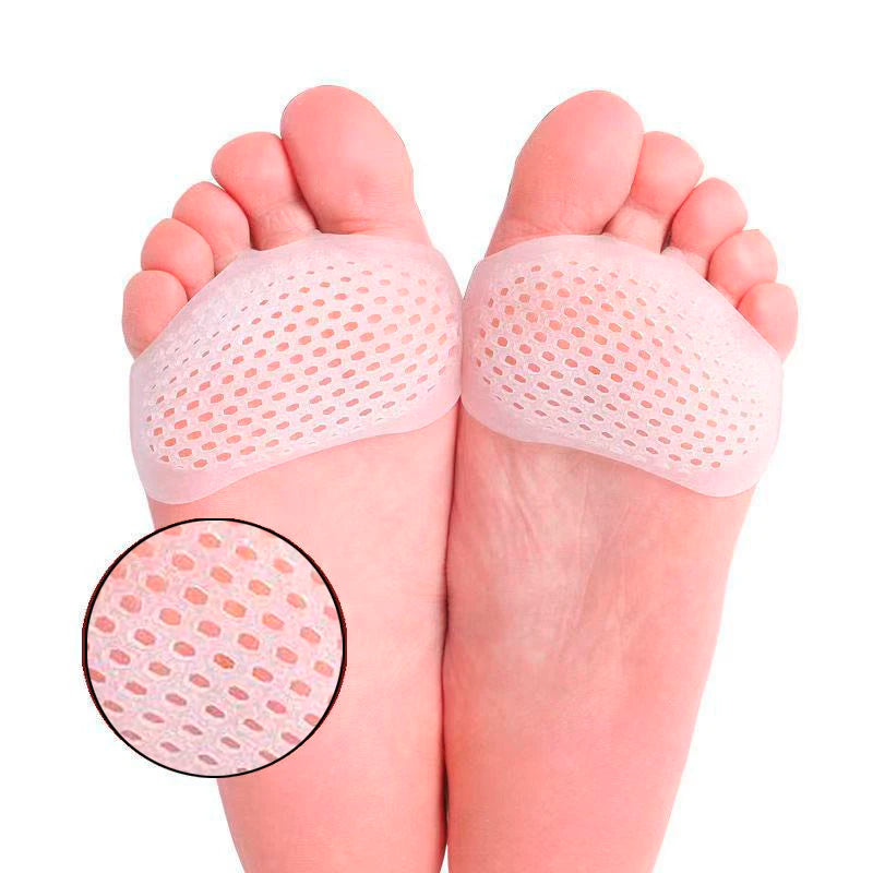 Five Toes Forefoot Pads for Women High Heels Half InsolesSilicone Honeycomb Forefoot Insoles Gel Insoles Breathable Shoe Cushion