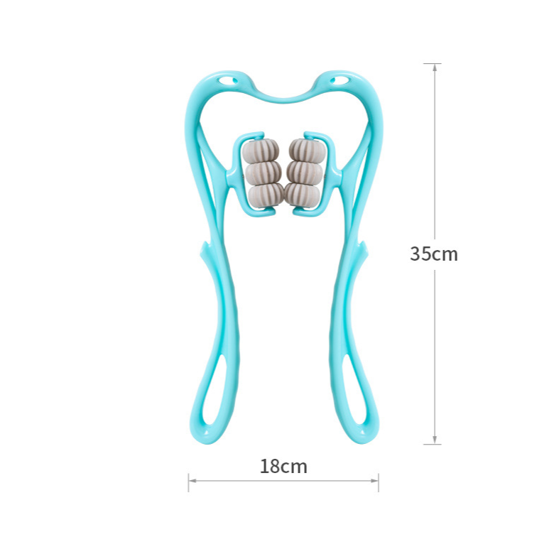 Multifunctional Manual Six-wheel Neck Massager